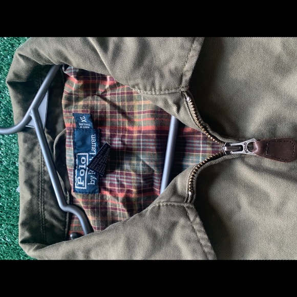 olive green polo coat - Picture 3 of 3